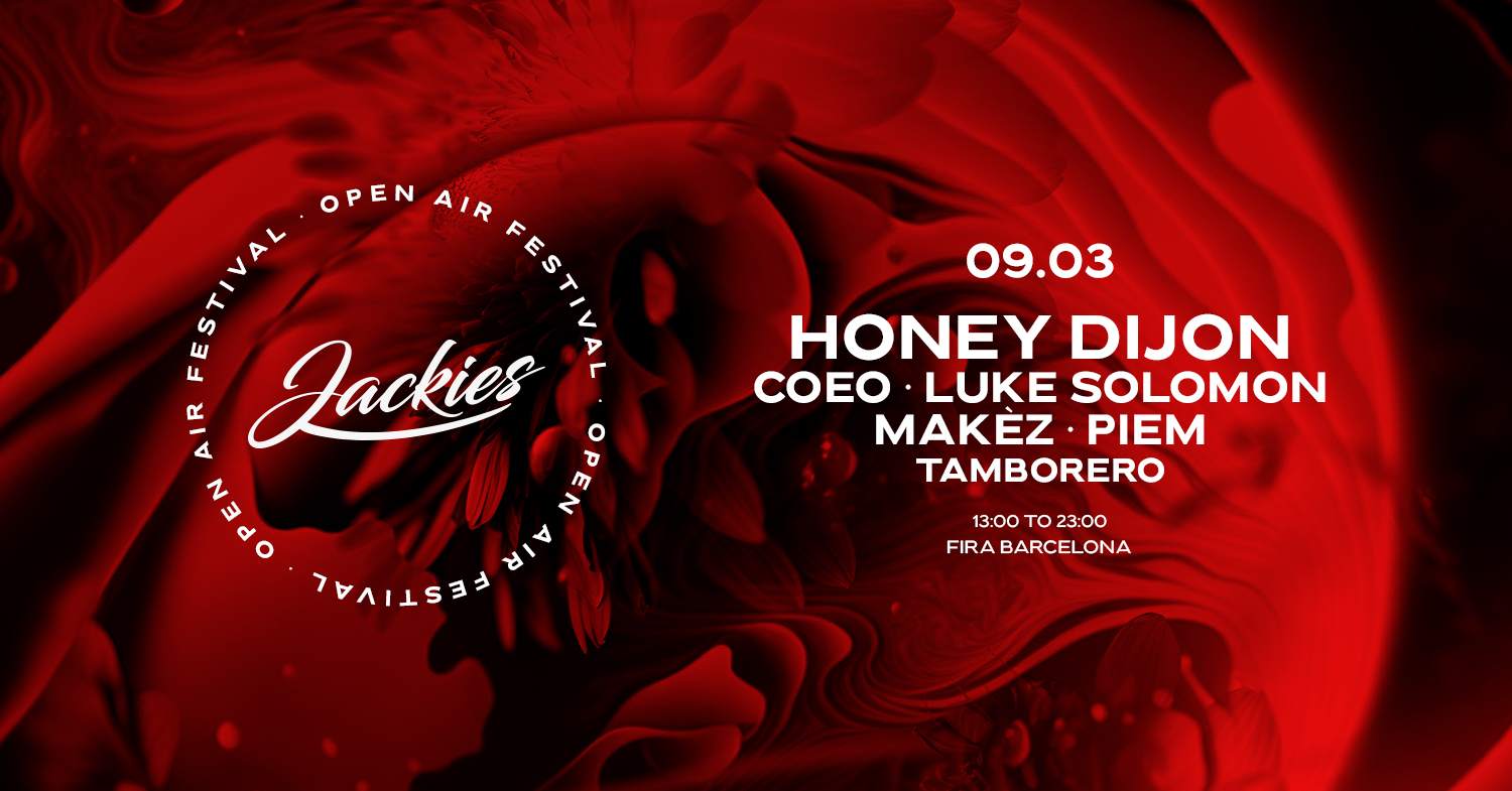 Jackies Festival with Honey Dijon, COEO & more artists - フライヤー表