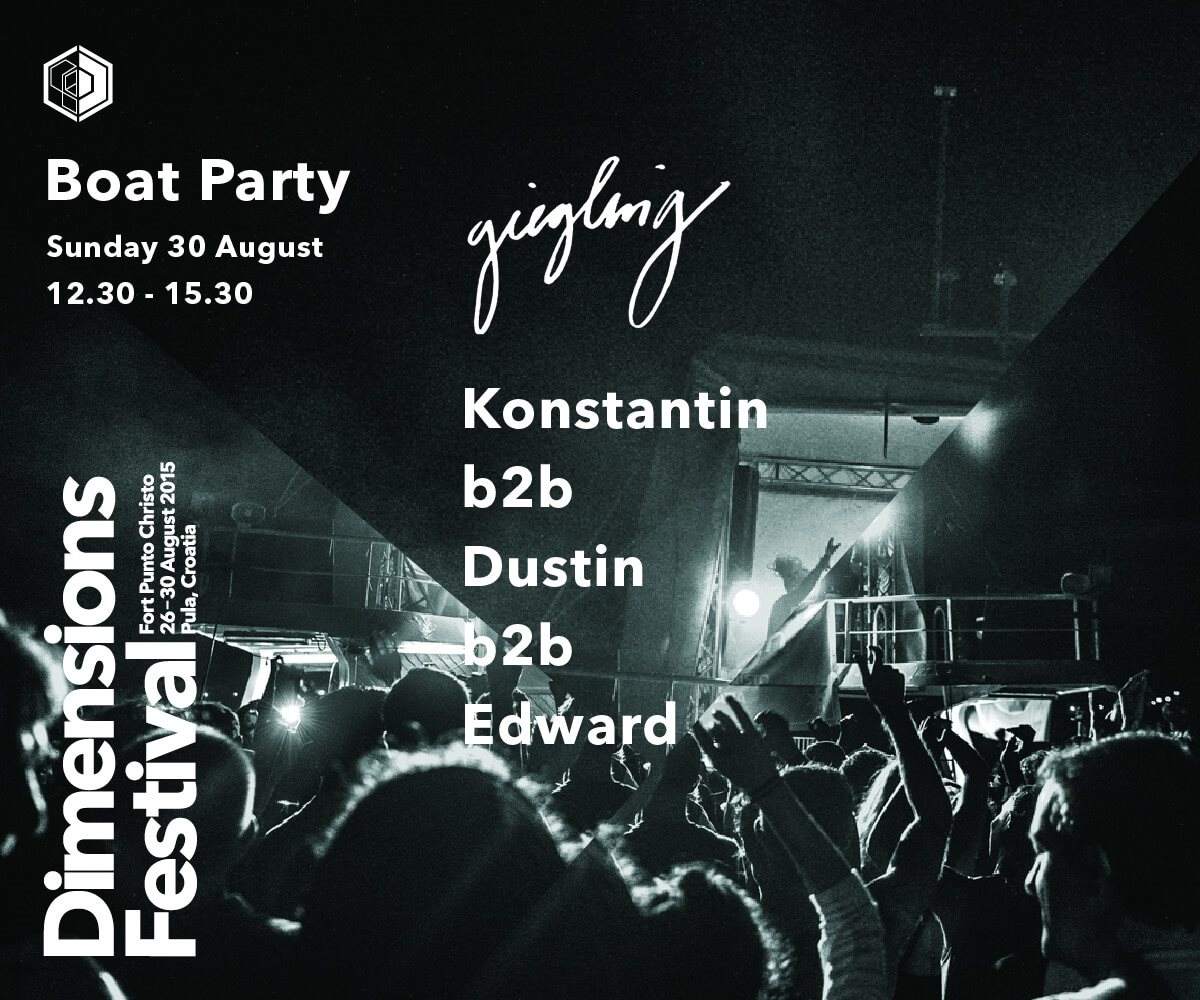 Dimensions Boat Party: Giegling - Página frontal