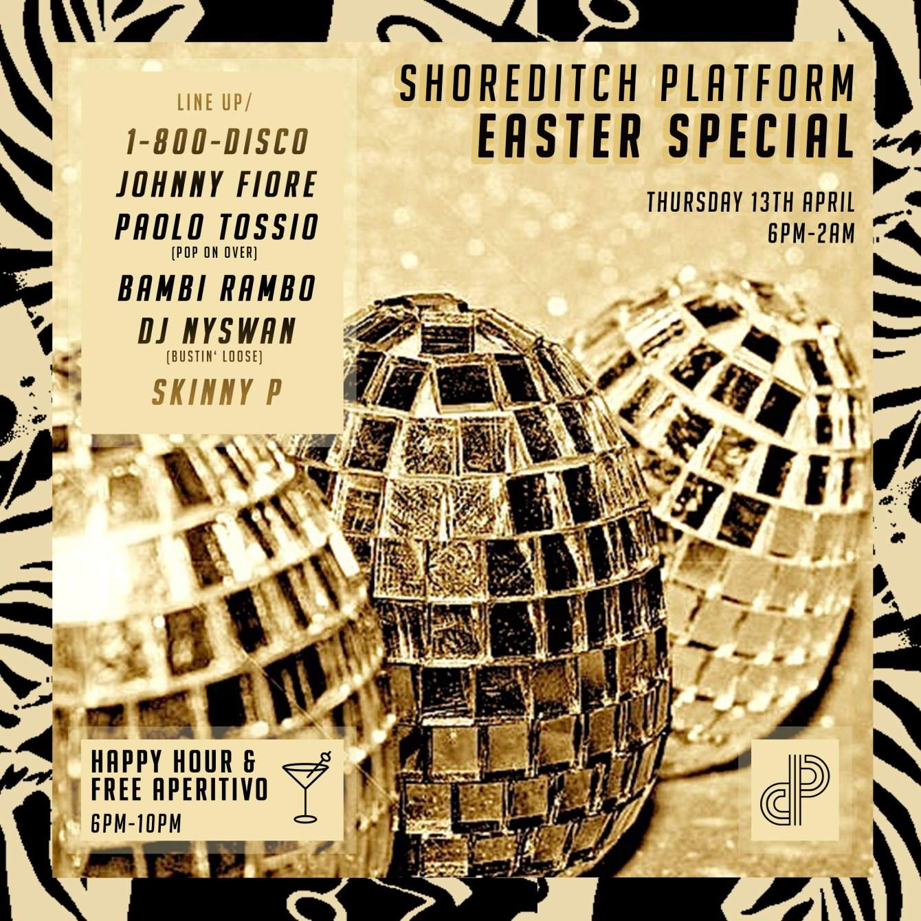 Shoreditch Platform Easter Special - フライヤー表