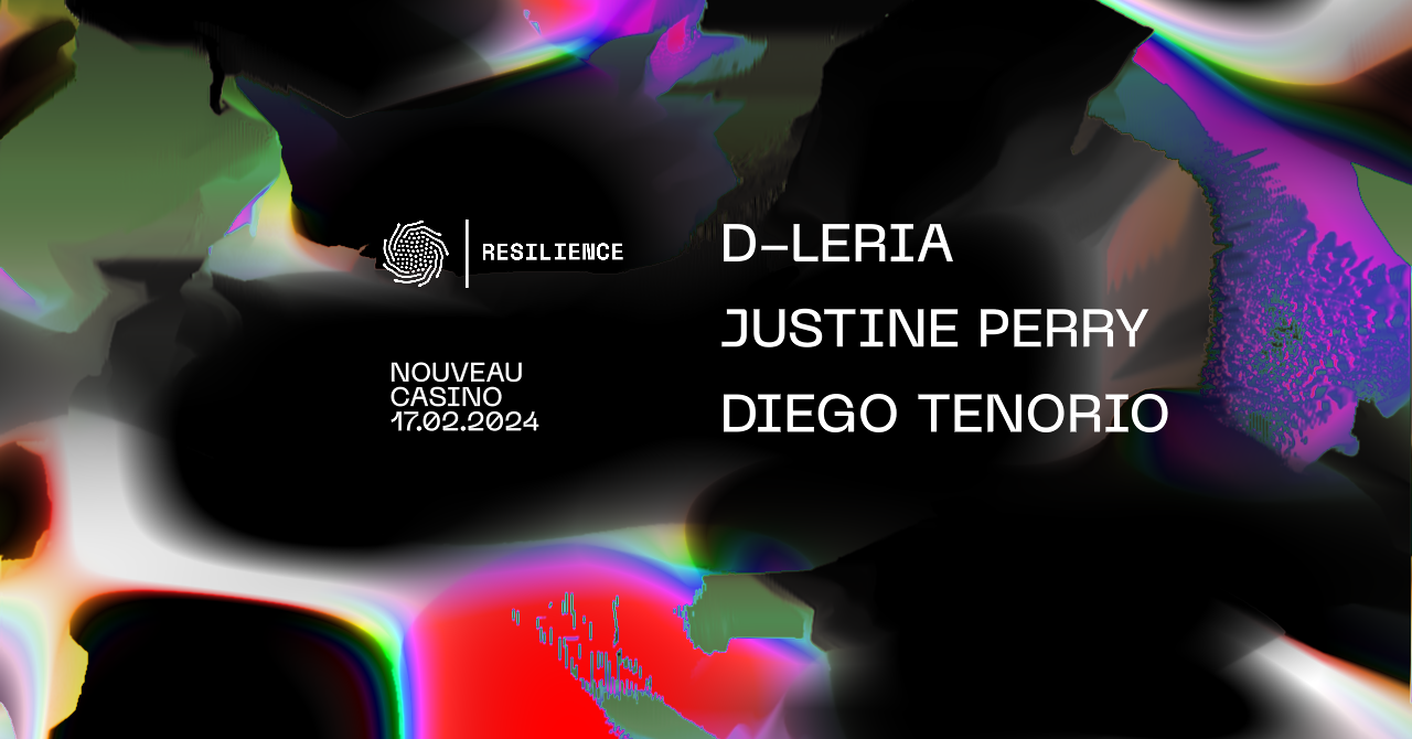 RESILIENCE: D-Leria, Justine Perry, Diego Tenorio - Página trasera
