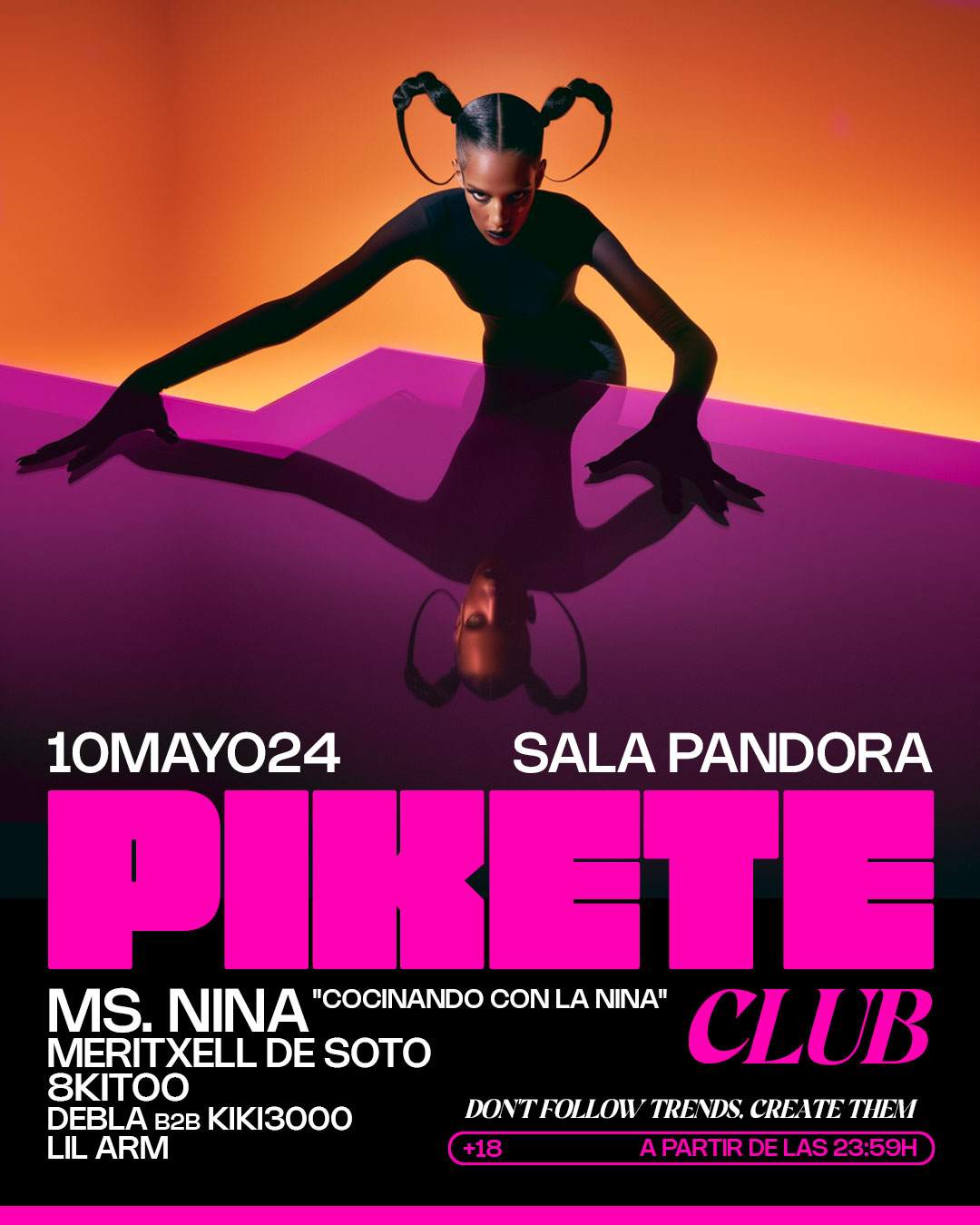 PIKETE Club with Ms Nina - Página frontal