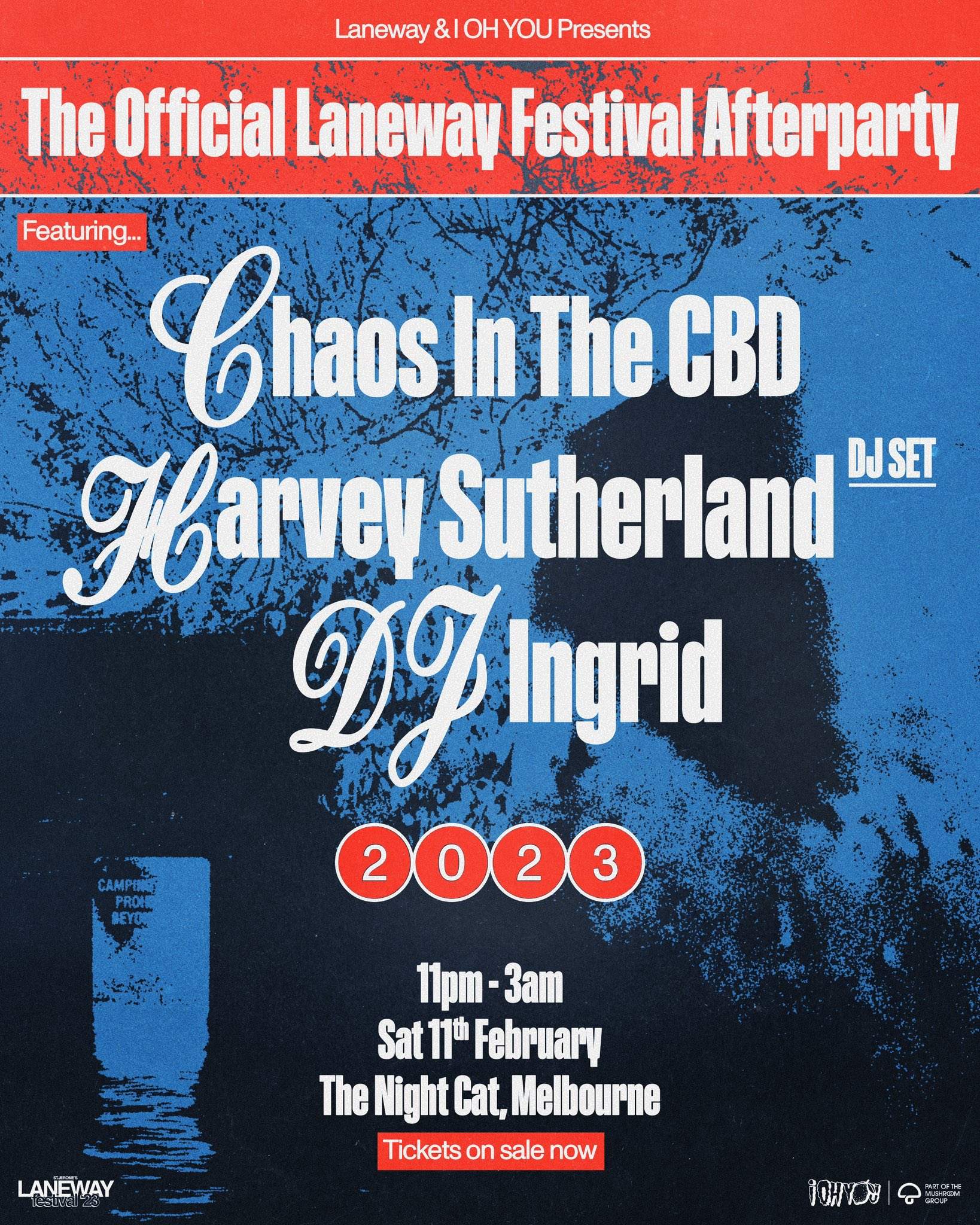 Official Laneway Festival Afterparty feat. Chaos In The CBD, Harvey Sutherland & DJ Ingrid - Página frontal
