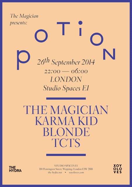 The Hydra: The Magician Pres. Potion with Karma Kid, Blonde, TCTS - Página frontal