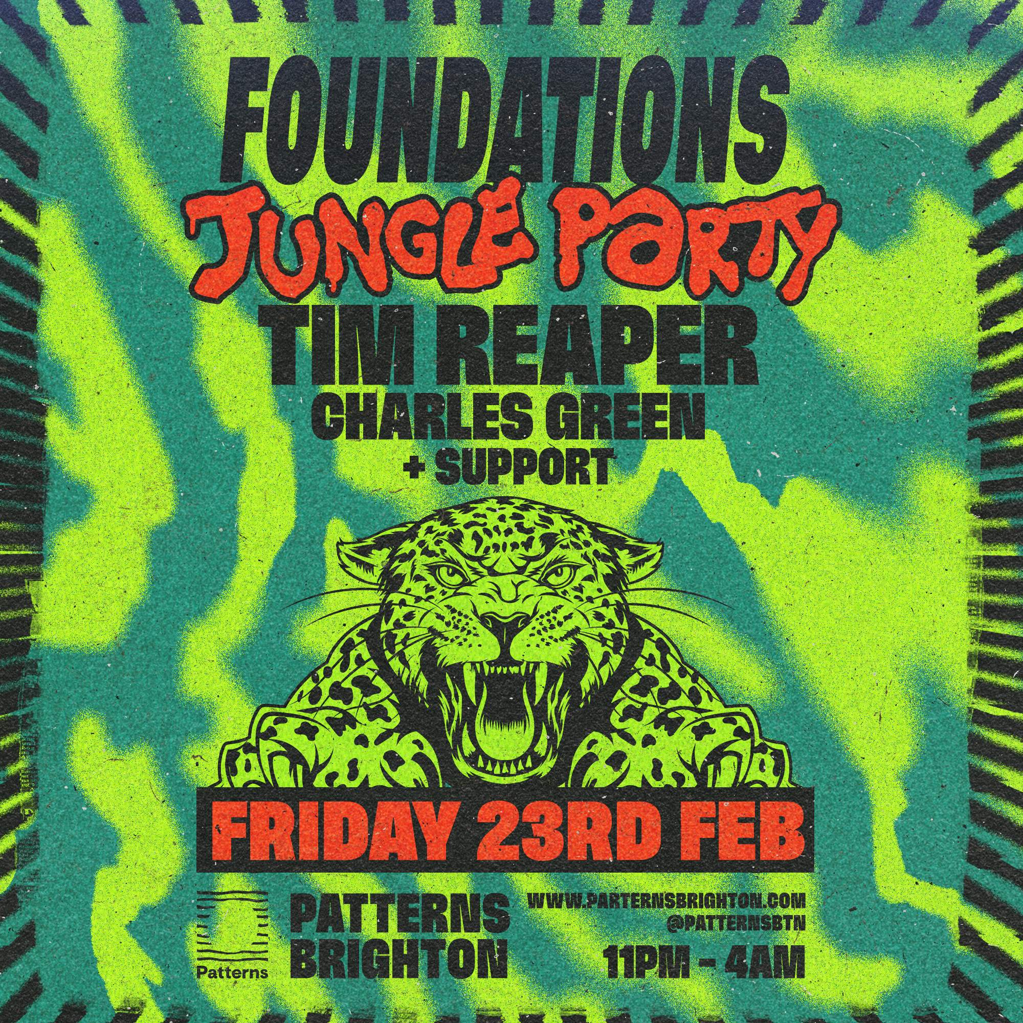 Foundations Jungle Party with Tim Reaper - Página frontal