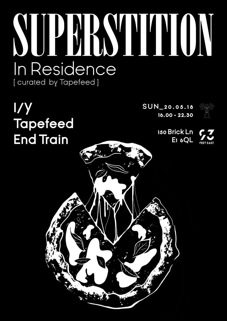 Superstition in Residence: I/Y, Tapefeed, End Train - Página trasera