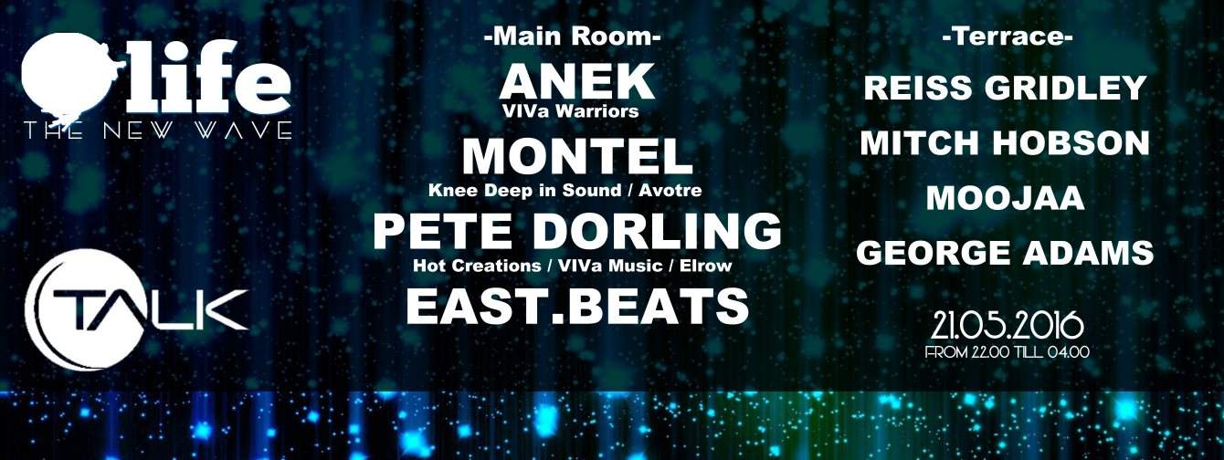 Life The New Wave' with Anek, Montel, Pete Dorling & East.Beats - Página frontal