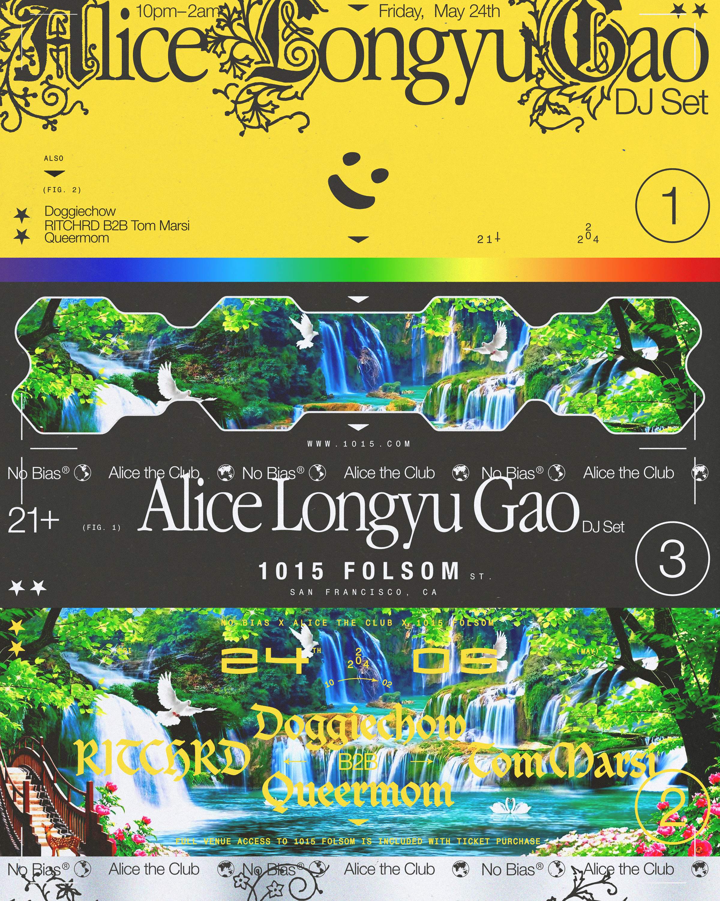 NO BIAS: Alice Longyu Gao - フライヤー表
