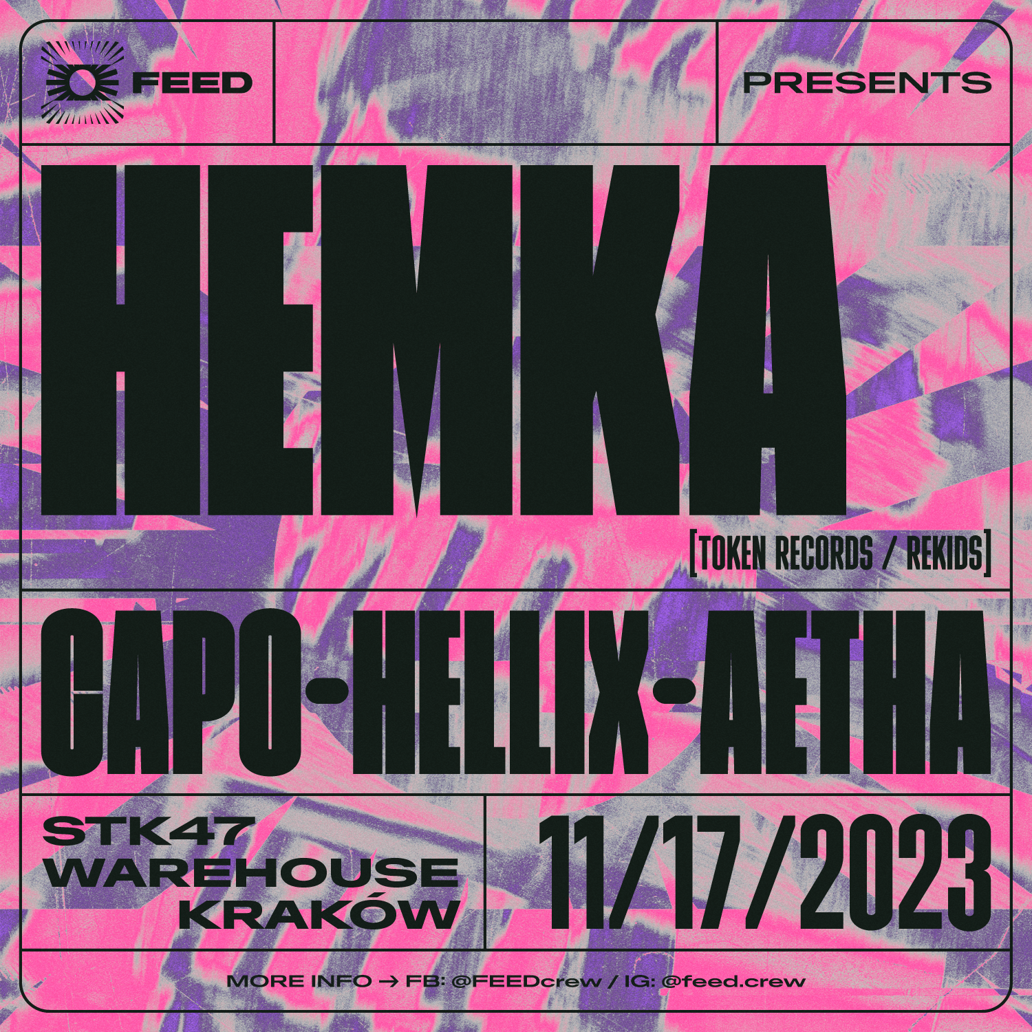 FEED #03 with Hemka (Token Records/Rekids) - Página trasera