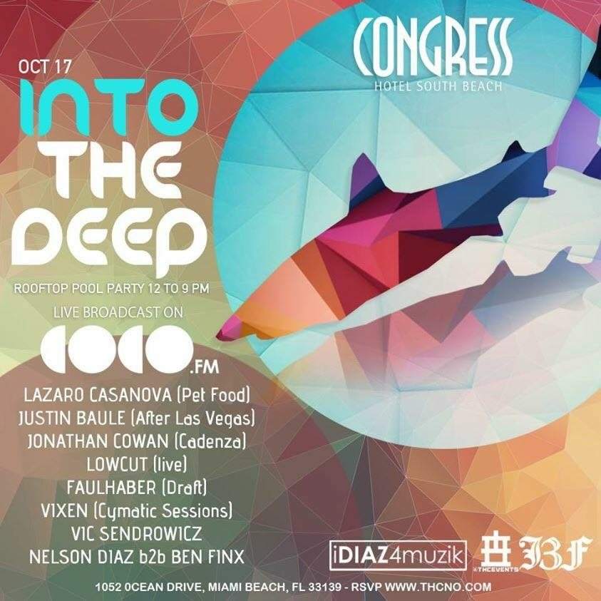Into The Deep: #1 Rooftop Pool Party in South Beach - Página frontal