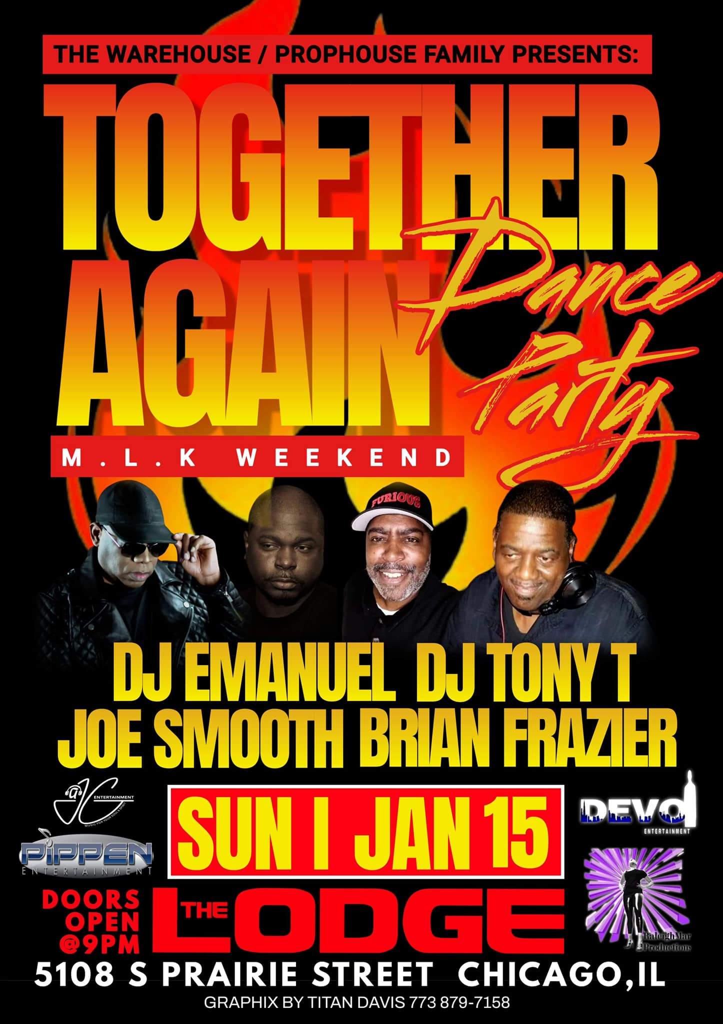 Together Again (MLK Weekend Dance Party) - フライヤー表