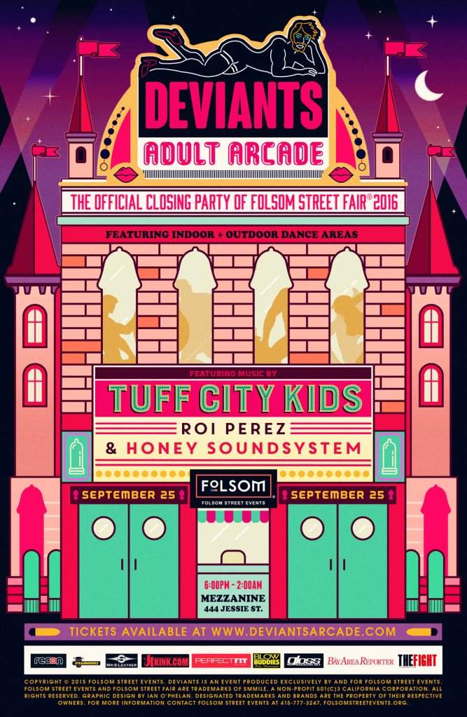 Deviants: Adult Arcade with Tuff City Kids, Lena Willikens & Honey Soundsystem - Página frontal