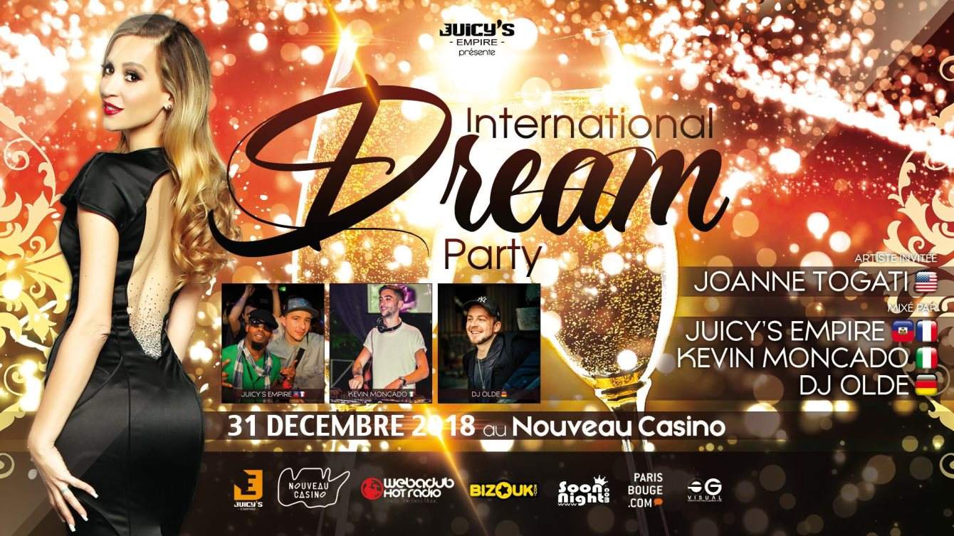 International Dream Party New Year Event - Página trasera