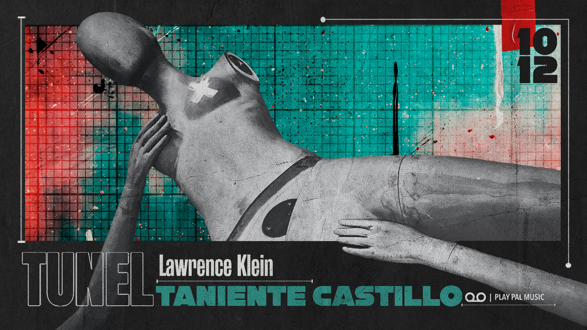 Tunel - Teniente Castillo & Lawrence Klein - RatCat #FirstFive - フライヤー表