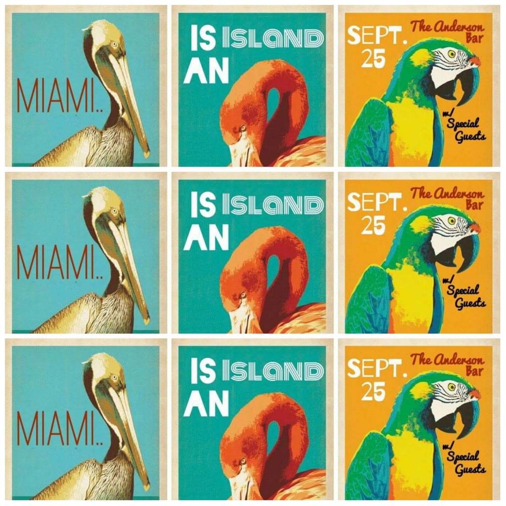 Miami Is An Island // Pop Up Tropical Dance Party - Página frontal
