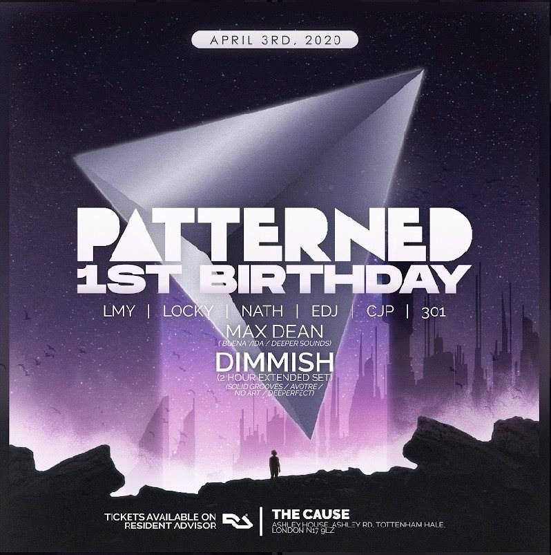 [CANCELLED] Patterned 1st Birthday - フライヤー表
