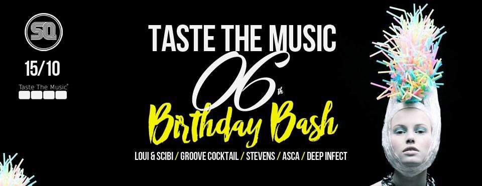 Taste The Music Bday Bash!  - フライヤー表