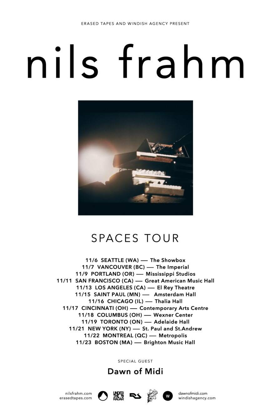 Nils Frahm - North America Autumn Tour 2014 - Página frontal