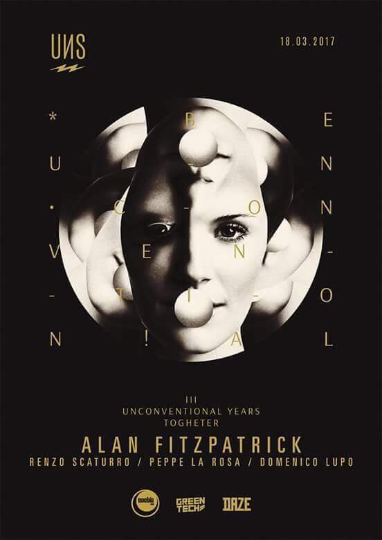Alan Fitzpatrick 3°unconventional Years Together - フライヤー裏