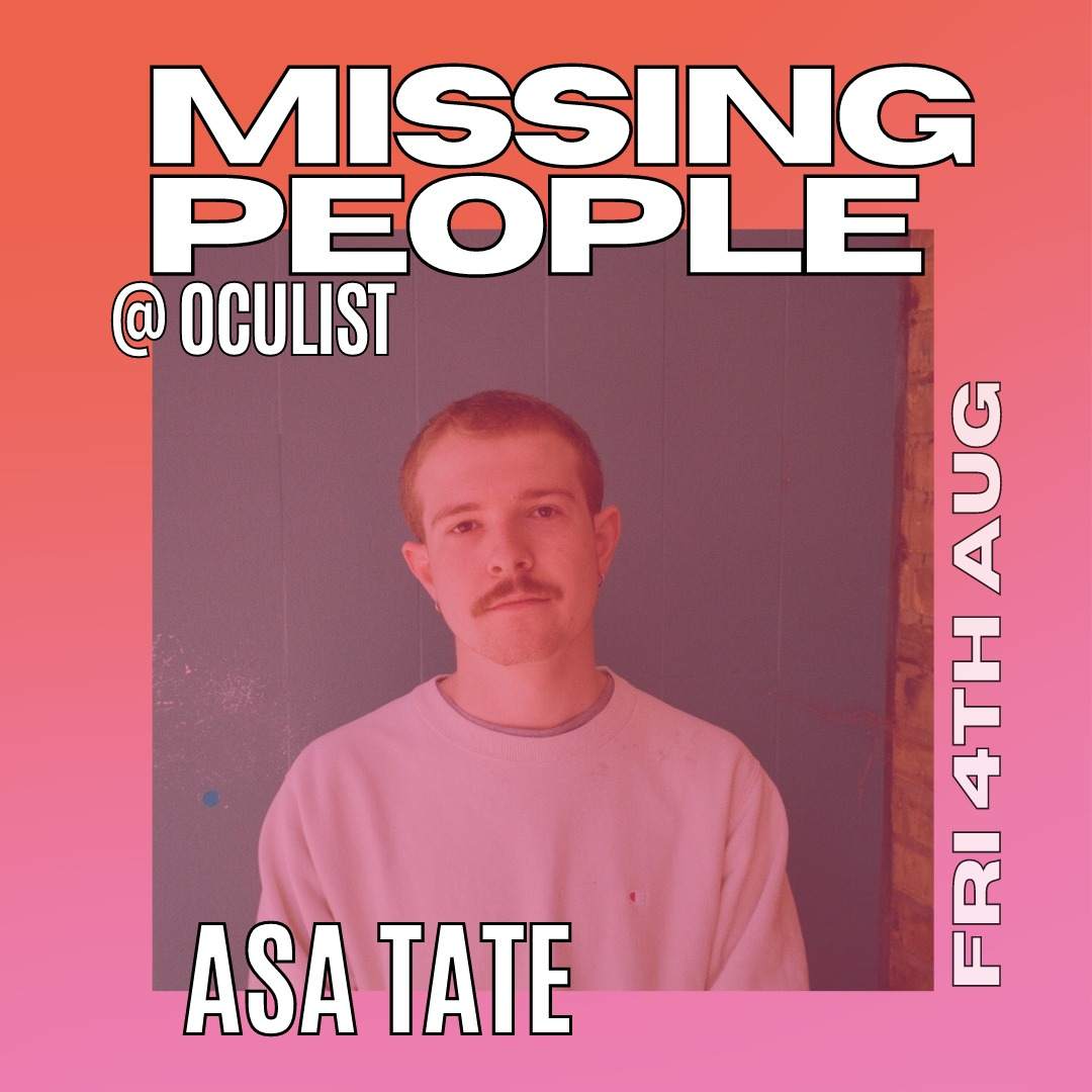 Missing People Invites: Asa Tate (aka Tech Support) - フライヤー裏