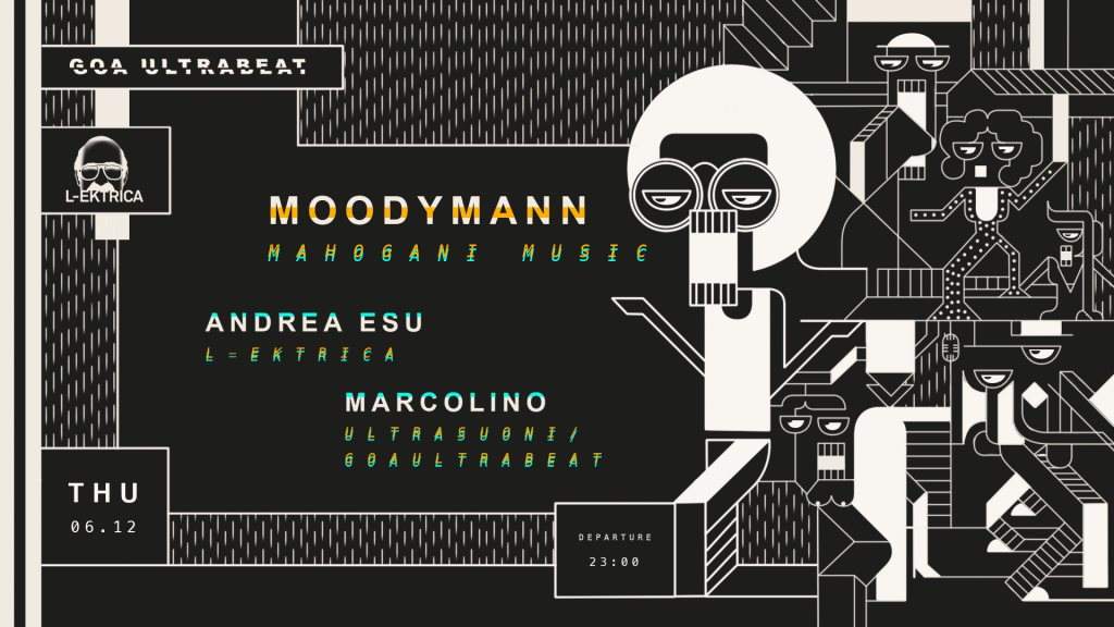 Goaultrabeat Feat. L-EKTRICA: Moodymann - Página frontal