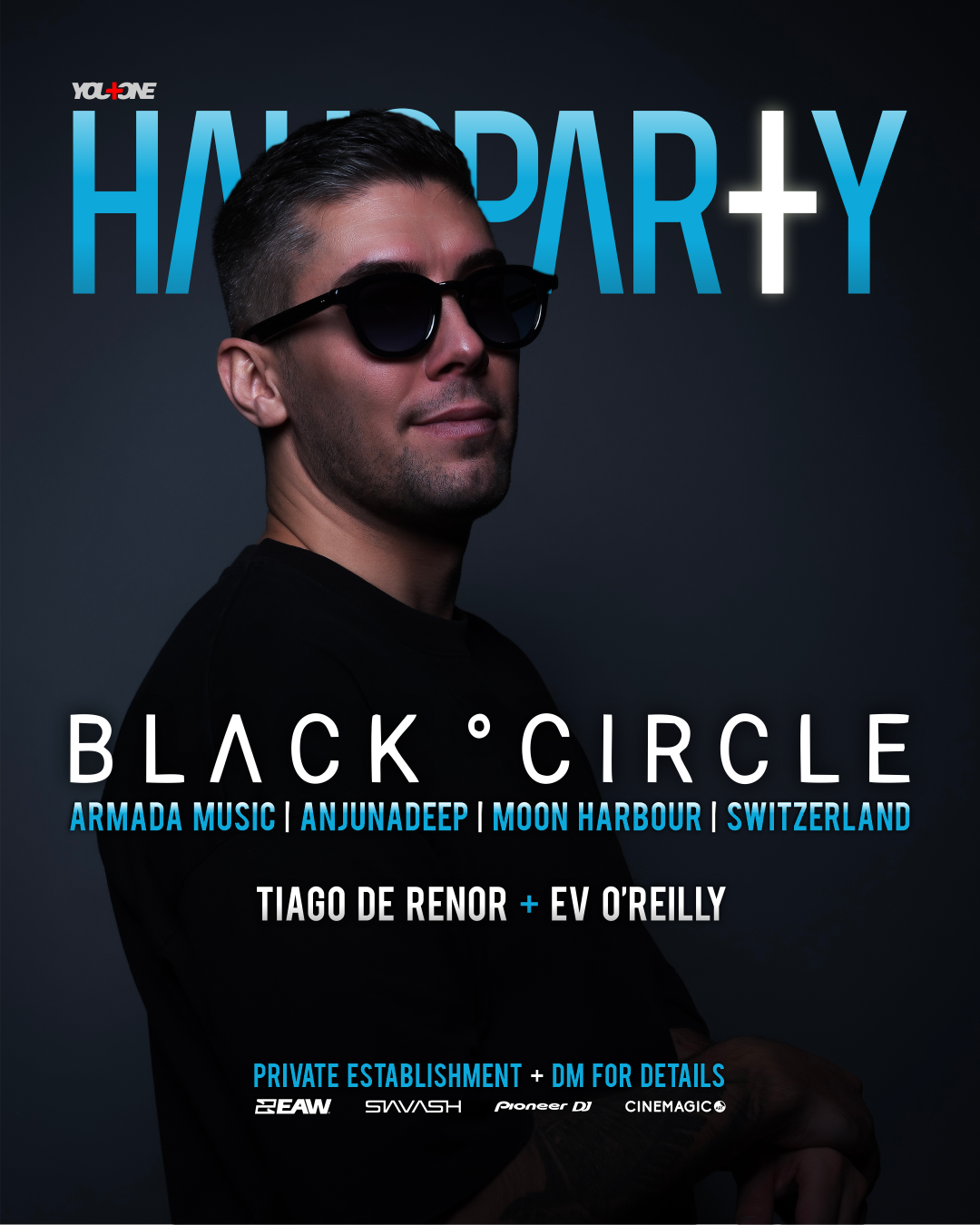 HAUSPARTY with Black Circle - フライヤー表