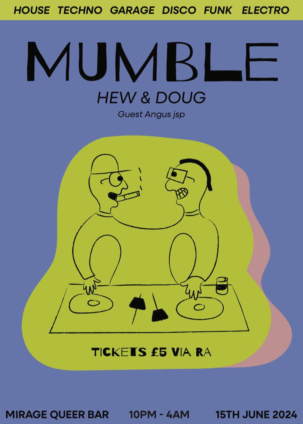 Mumble. with Angus JSP - Página frontal