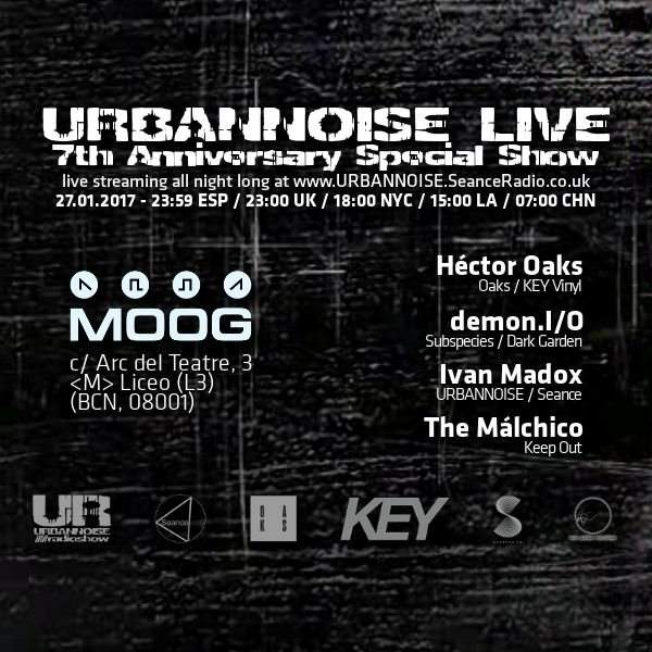 Urbannoise Live: 7th Anniversary Special Show - フライヤー表