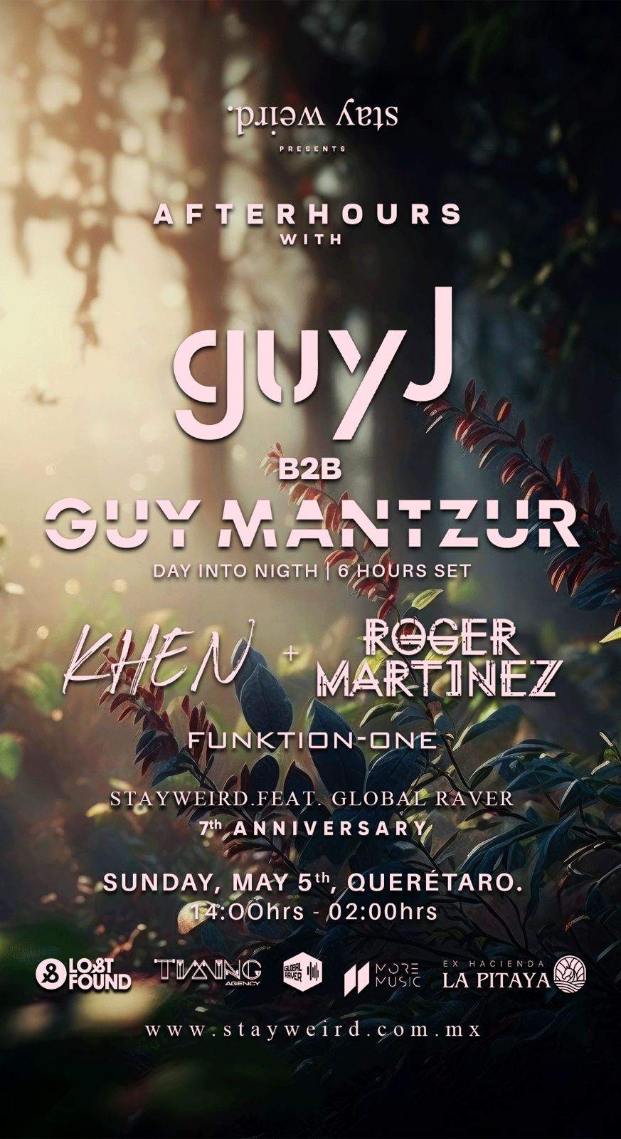 After Hours with Guy J and Guy Mantzur / Stay Weird + Global Raver 7th Anniversary - Página frontal