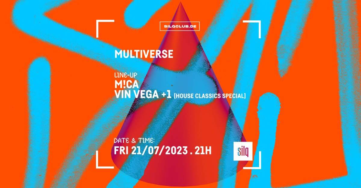 MULTIVERSE with M!ca, Vin Vega, Harald Matthias - フライヤー表