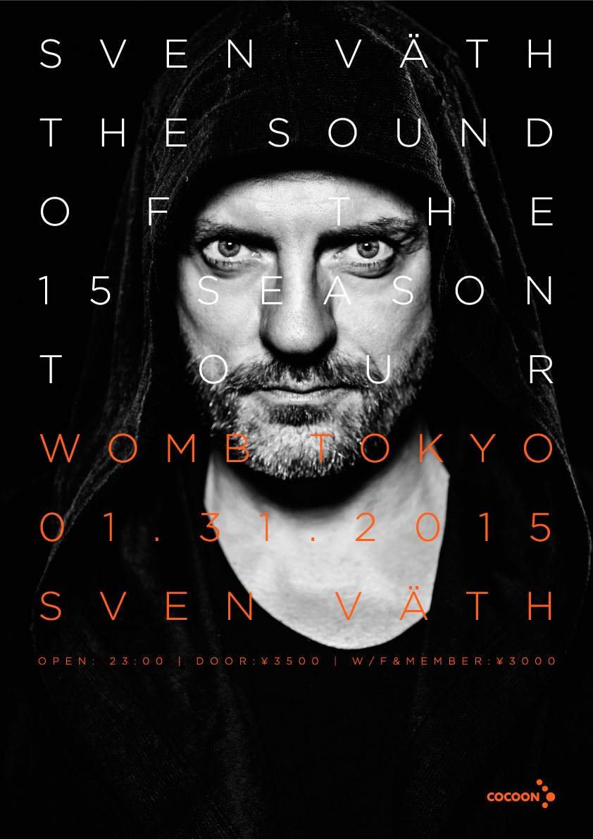 Sven Väth The Sound OF The 15th Season - フライヤー表