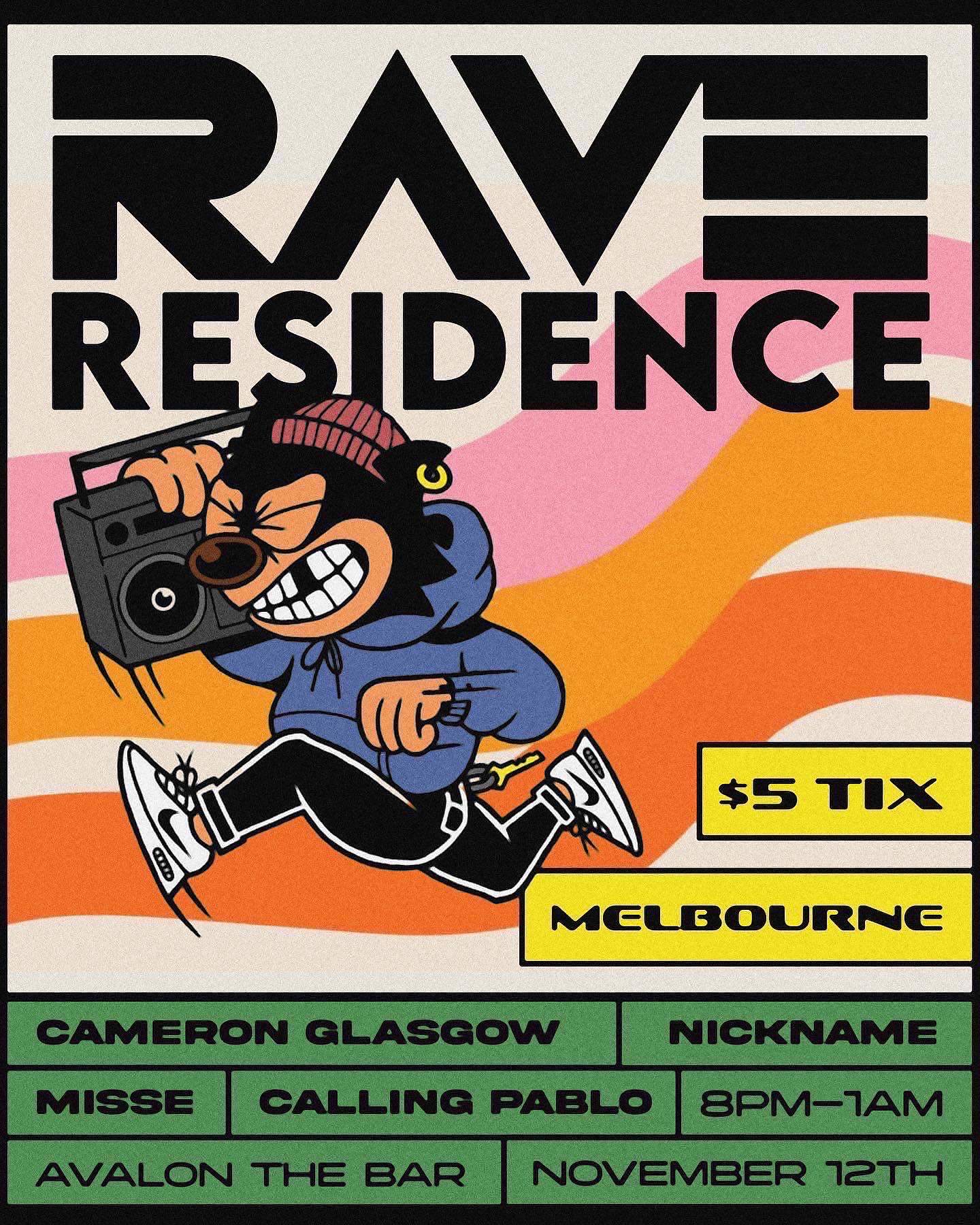 Rave Residence Melbourne 1.0 at Avalon The Bar, Melbourne