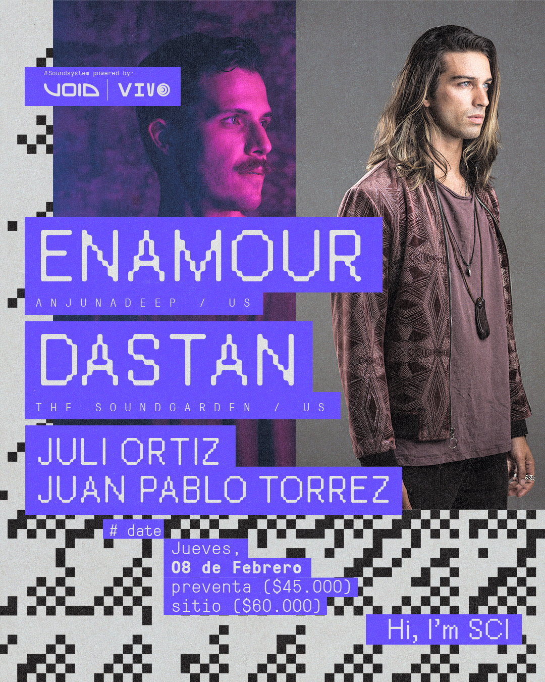 Enamour/ Dastan/ JULI ORTIZ/ Juan Pablo Torrez - フライヤー表