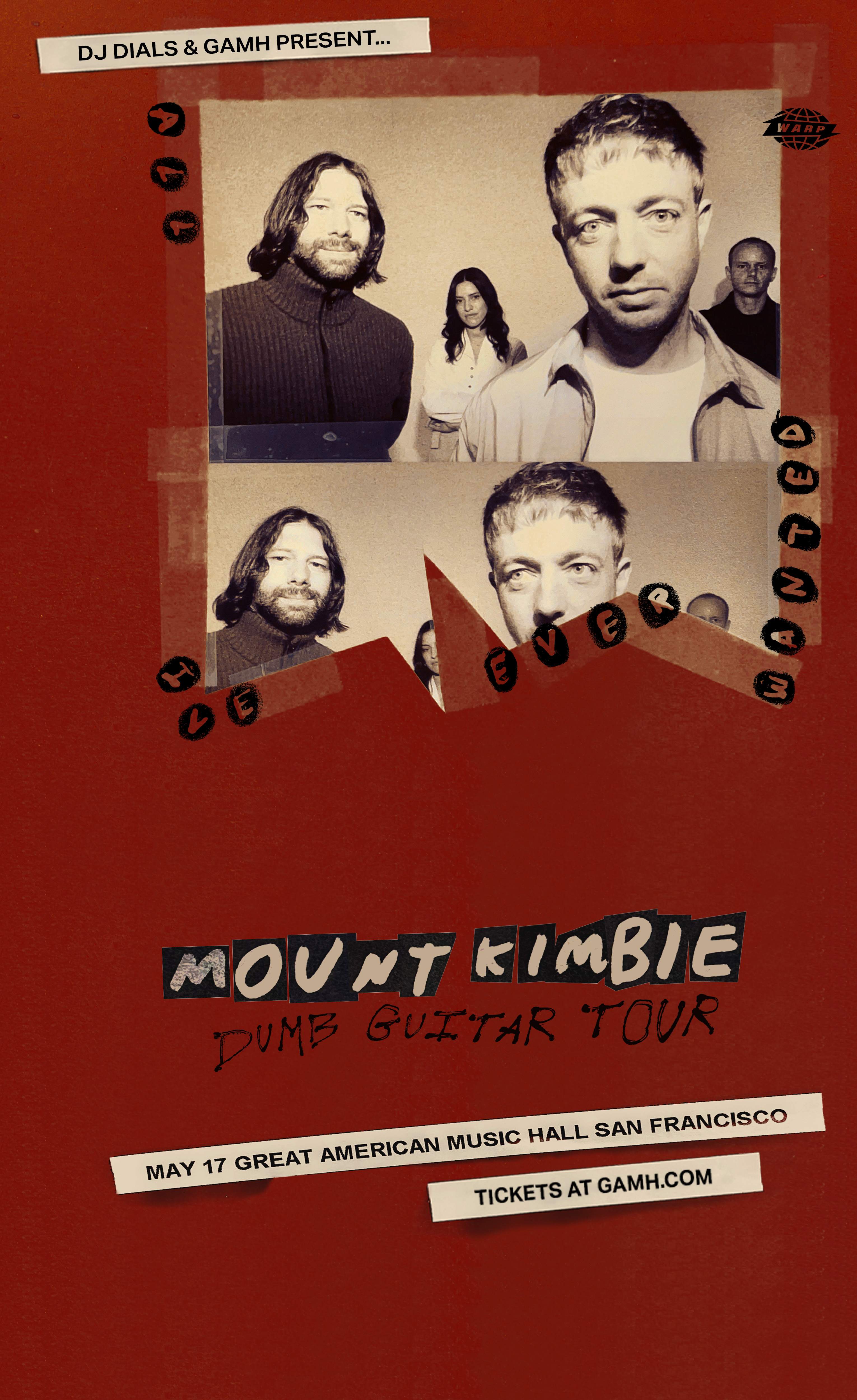 Mount Kimbie - フライヤー表