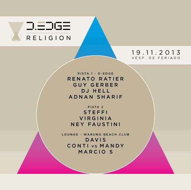 D-Edge Religion - フライヤー表