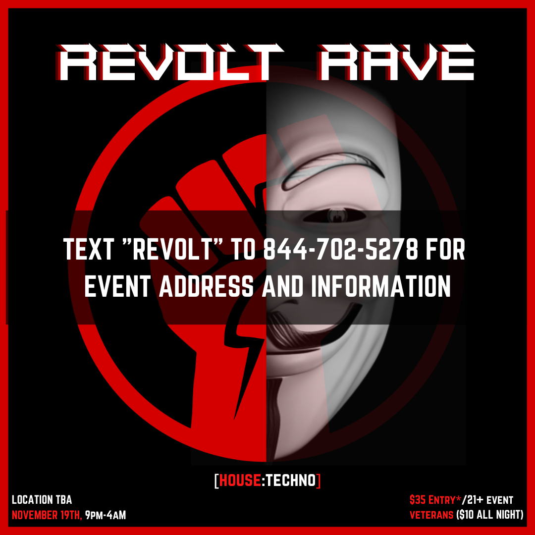 REVOLT RAVE: 1 YEAR ANNIVERSARY bei TBA - Los Angeles, Los Angeles