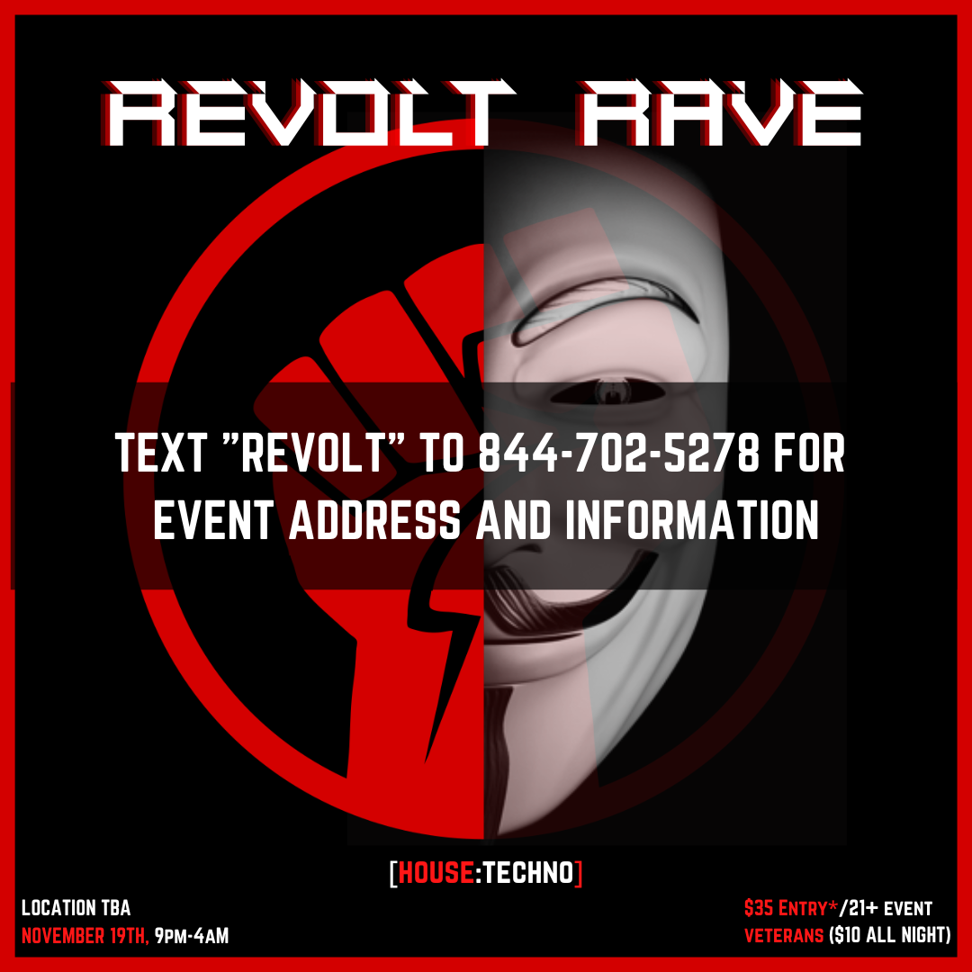 REVOLT RAVE: 1 YEAR ANNIVERSARY at TBA - Los Angeles, Los Angeles