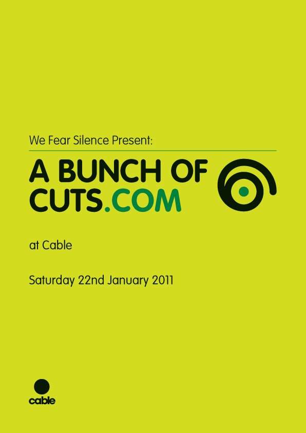 We Fear Silence presents A Bunch Of Cuts feat Calibre, D-Bridge - Página frontal