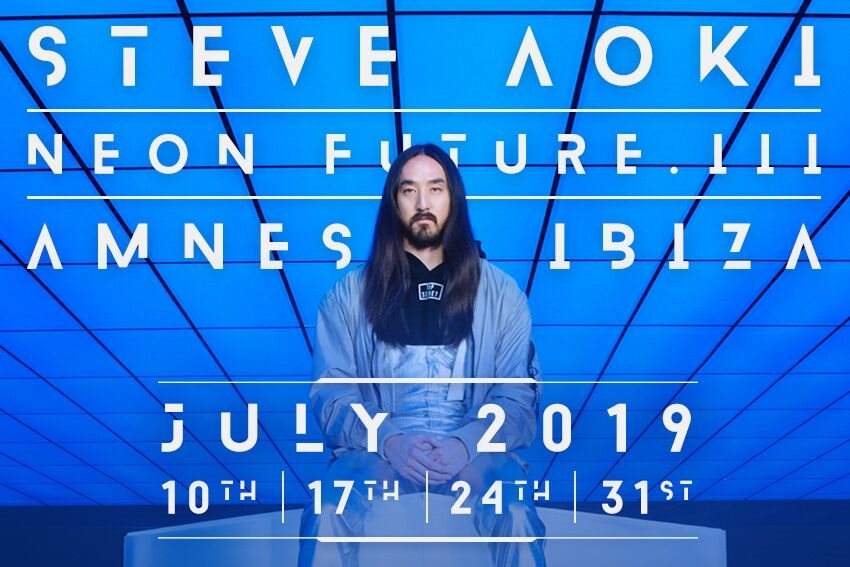 Steve Aoki - Neon Future - フライヤー表