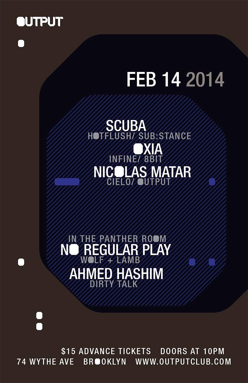 Scuba/ Oxia/ Nicolas Matar with No Regular Play/ Ahmed Hashim - Página frontal