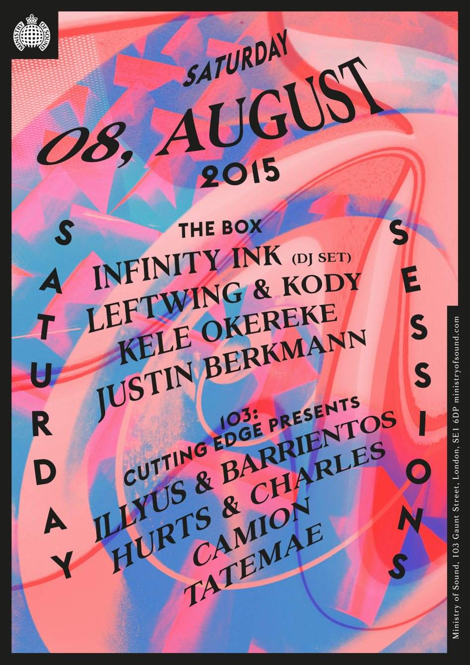 Infinity Ink + Leftwing & Kody + Kele Okereke + Justin Berkmann - Página frontal
