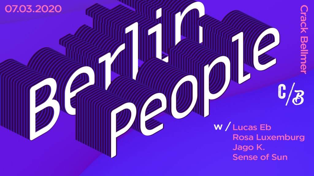 Berlin People with Lucas Eb, Rosa Luxemburg & More - フライヤー表
