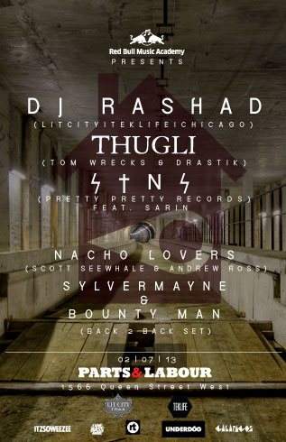 Neighbourhood Watch: DJ Rashad, Thugli & Nacho Lovers - フライヤー表