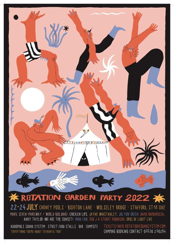 Rotation Garden Party 2022 - フライヤー表