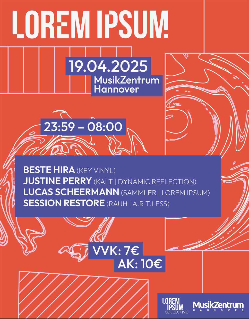 Lorem Ipsum Takeover III at Musikzentrum Hannover, Hannover