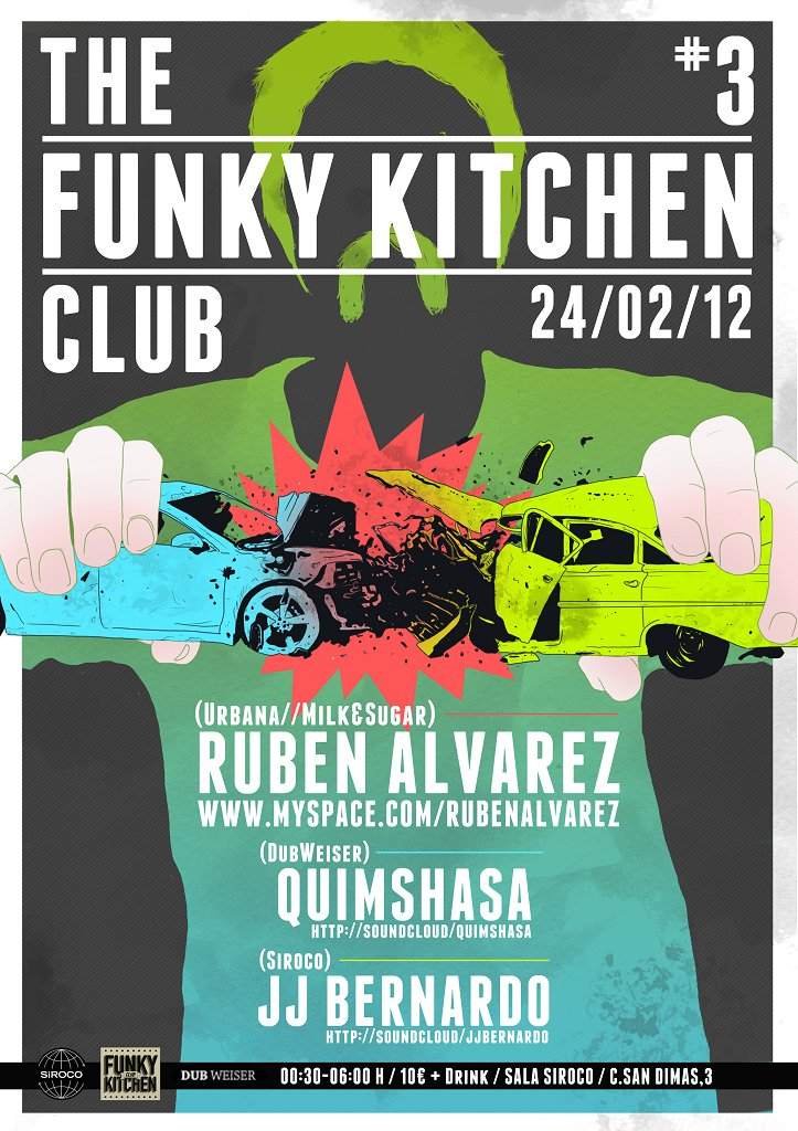 Funky Kitchen Club - フライヤー表
