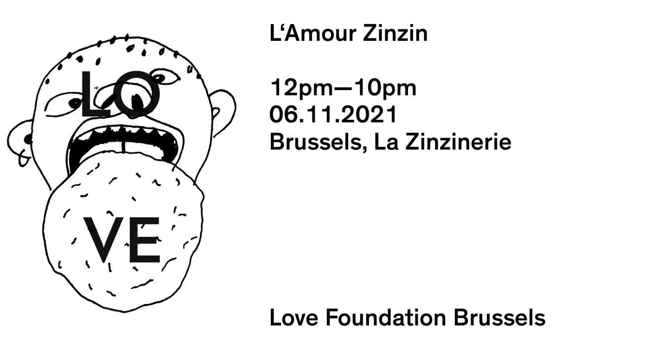 The Love Foundation presents L'amour Zinzin - フライヤー表