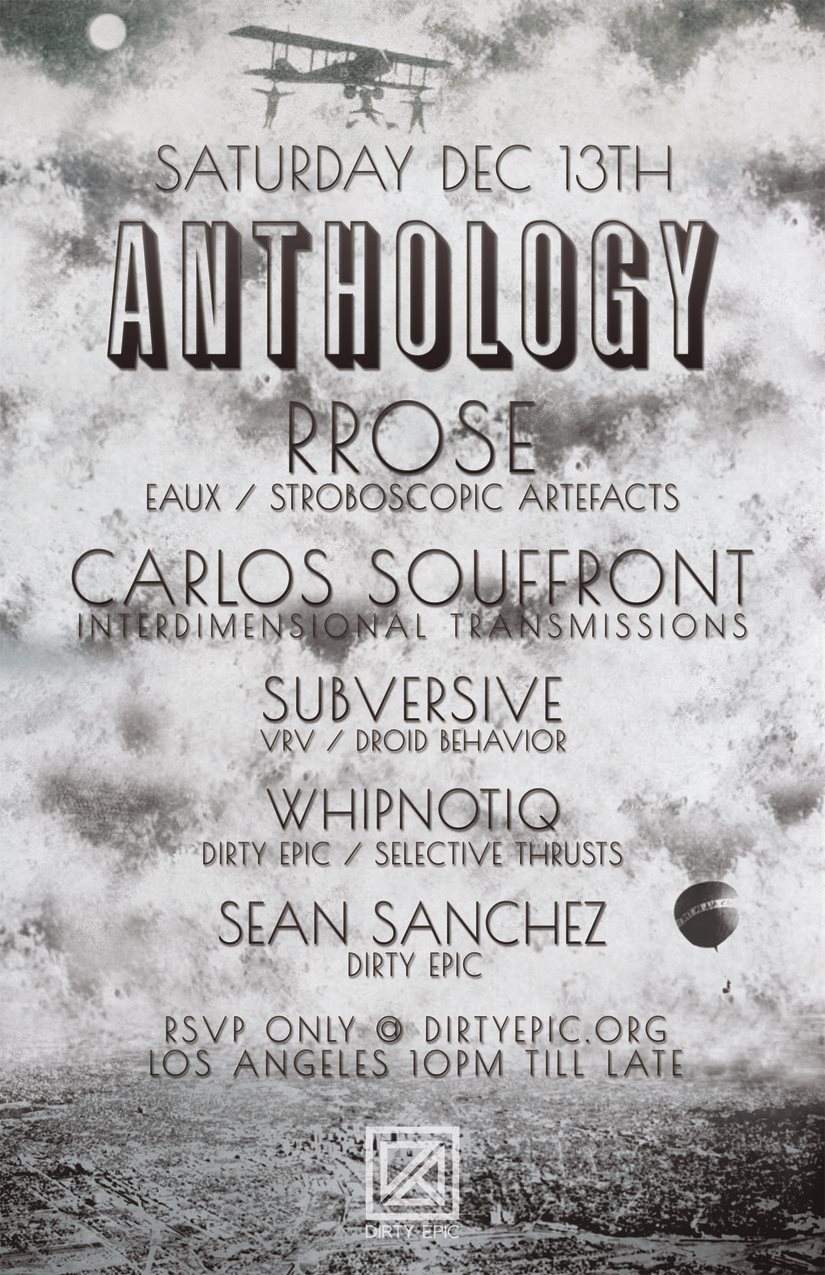 Anthology with Rrose and Carlos Souffront - Página trasera