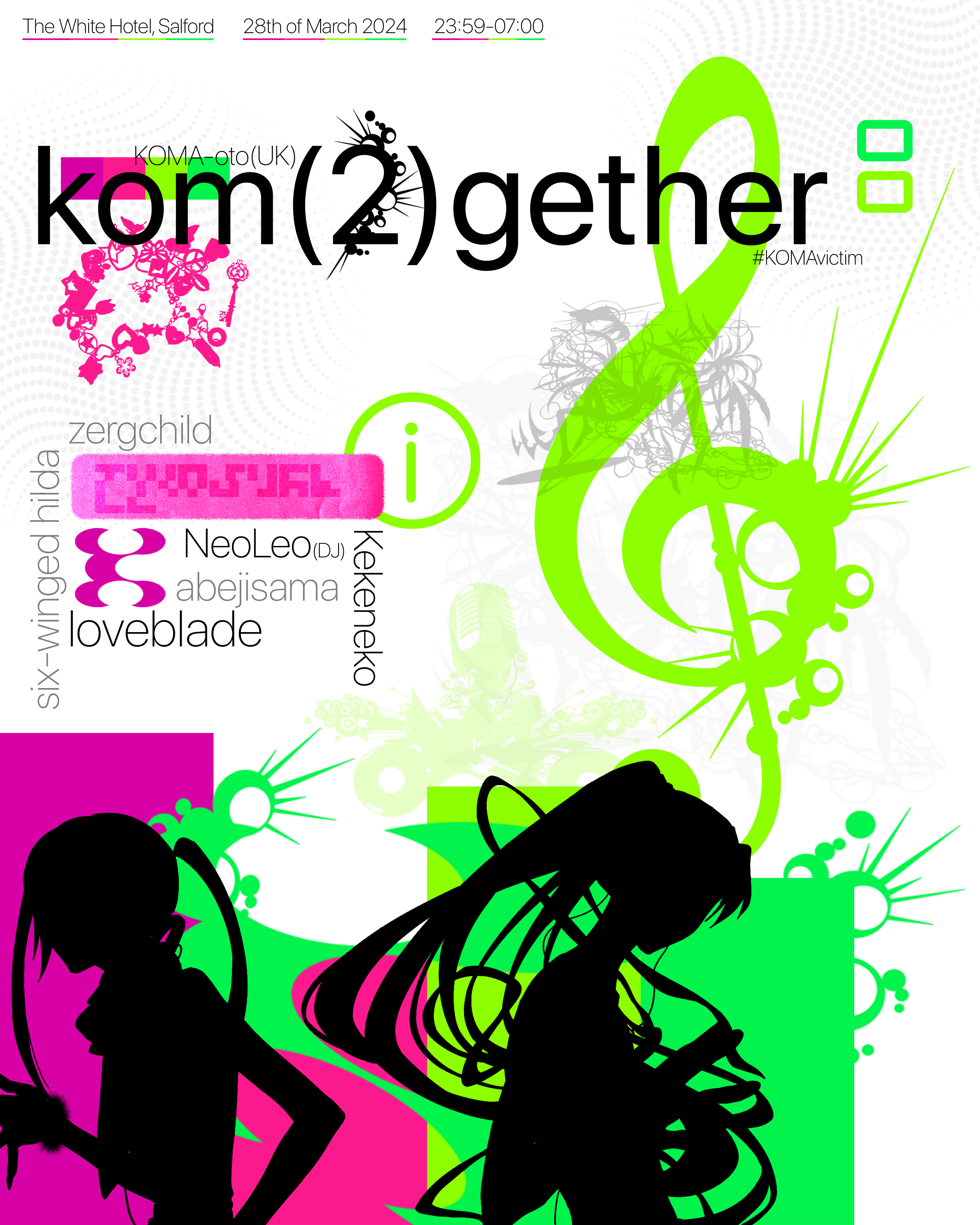 KOMA-oto(UK): kom(2)gether - フライヤー表