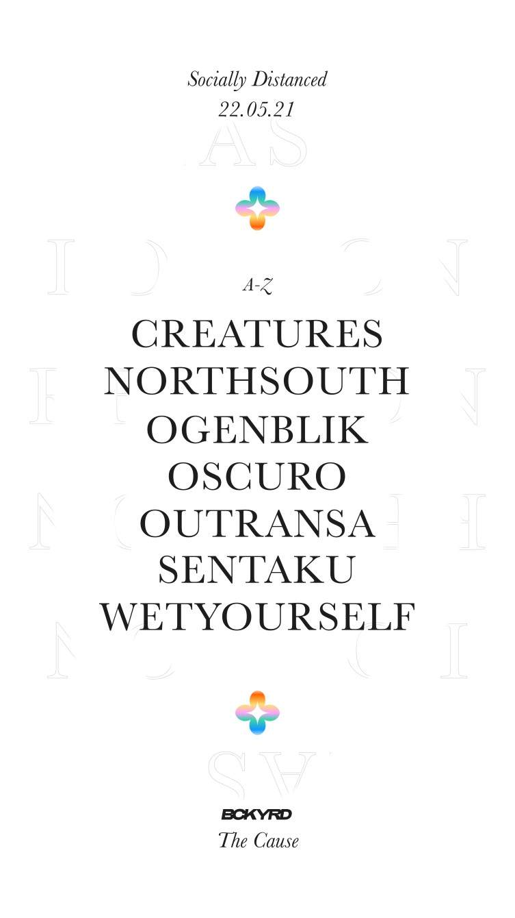 Sit Before You Stand with Creatures, Northsouth, Ogenblik, Oscuro, Outransa, Sentaku & WYS - Página frontal
