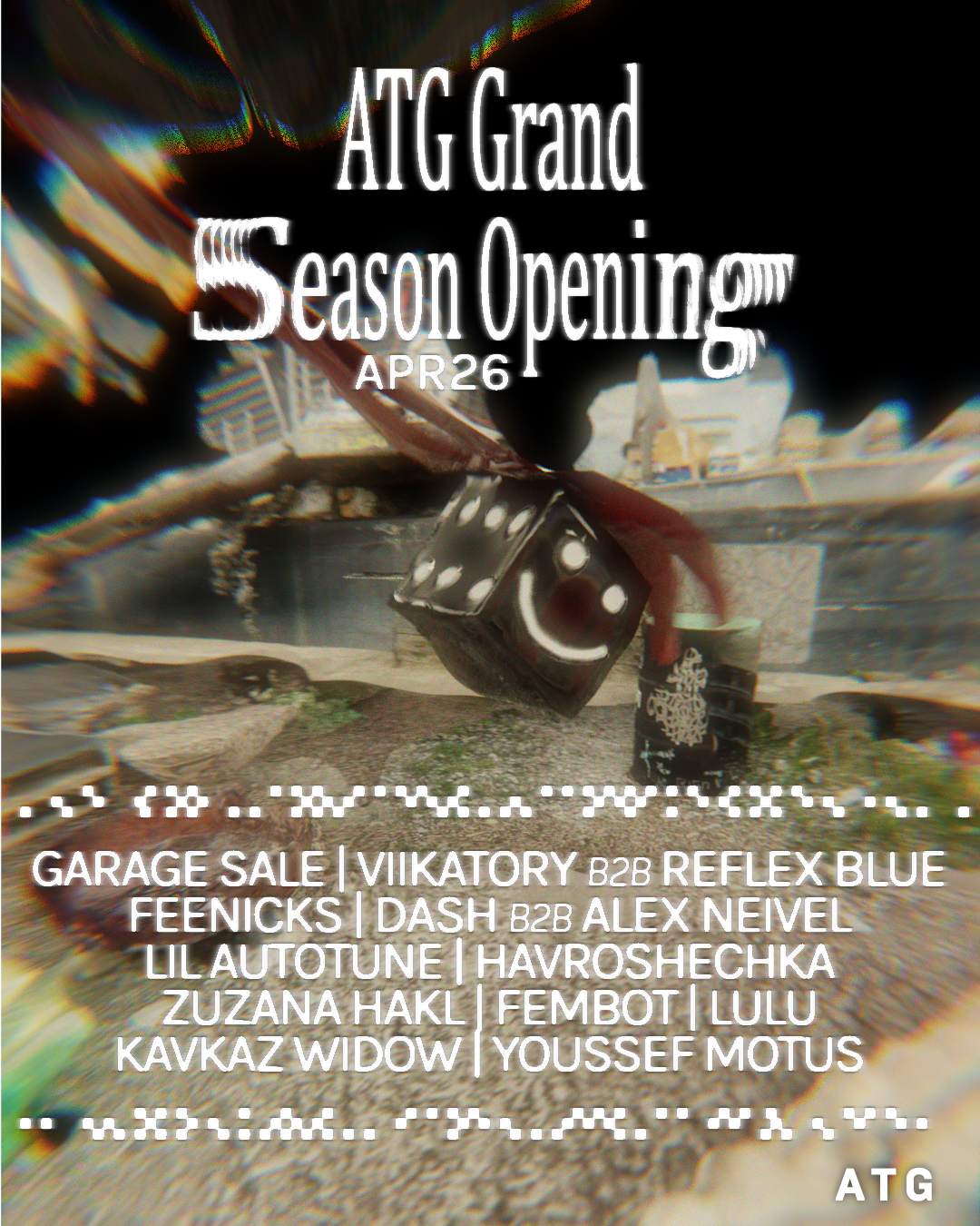 ATG Grand Season Opening - 𝐖𝐄𝐄𝐊𝐄𝐍𝐃𝐄𝐑 - フライヤー裏